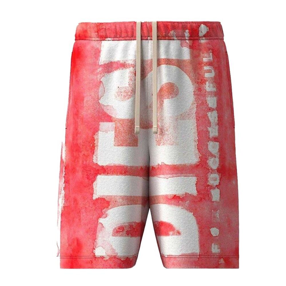 Diesel Mens Marshy Sweat Shorts / Red
